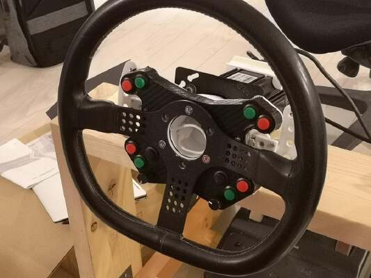 Warenosyo's $15 wireless sim-racing buttonbox (12buttons, two rotary switches and paddle shifters ) | 3d print model