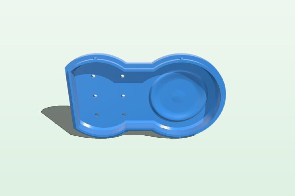 Skimmer Turboflotor Blue 500 lid | 3d print model