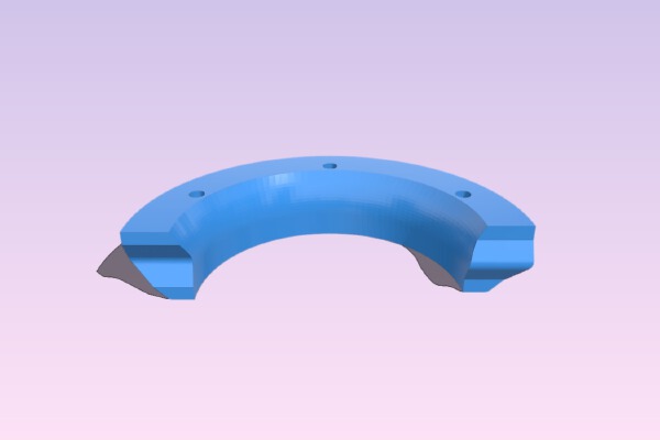 PVC Vent Flange - 3.5 | 3d print model