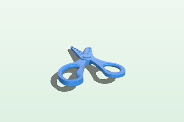 Articulated scissors | 3d print model