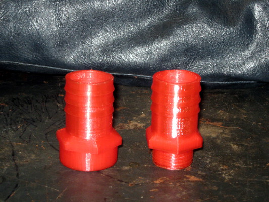 Garden Hose to Pool Hose Coupler for DIY Heater | 3d print model