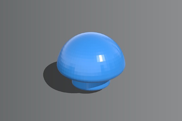 Mario Mushroom | 3d print model