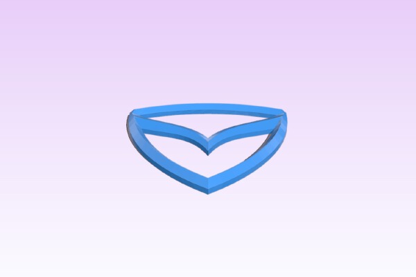 Mazda Rotary Logo | 3d print model