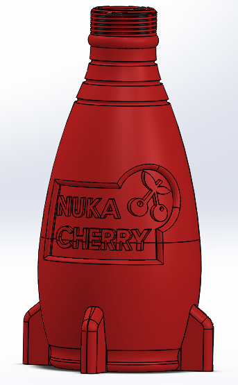 Fallout 4 Nuka Cherry Twisted Cap Bottle