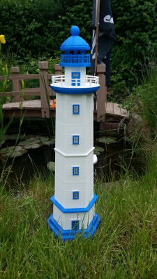 Hexagonal Base Lighthouse Model Remix | 3d print model