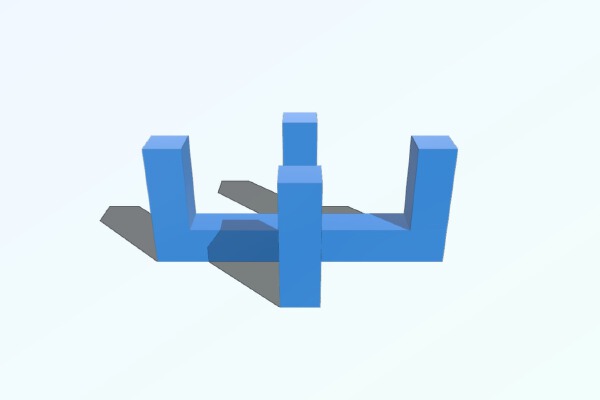 rectangular drill adapter (MagFloat aquarium glass cleaner) | 3d print model