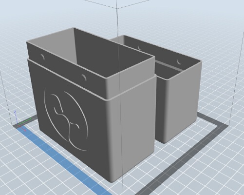 Planechace vertical deckbox (MTG) | 3d print model