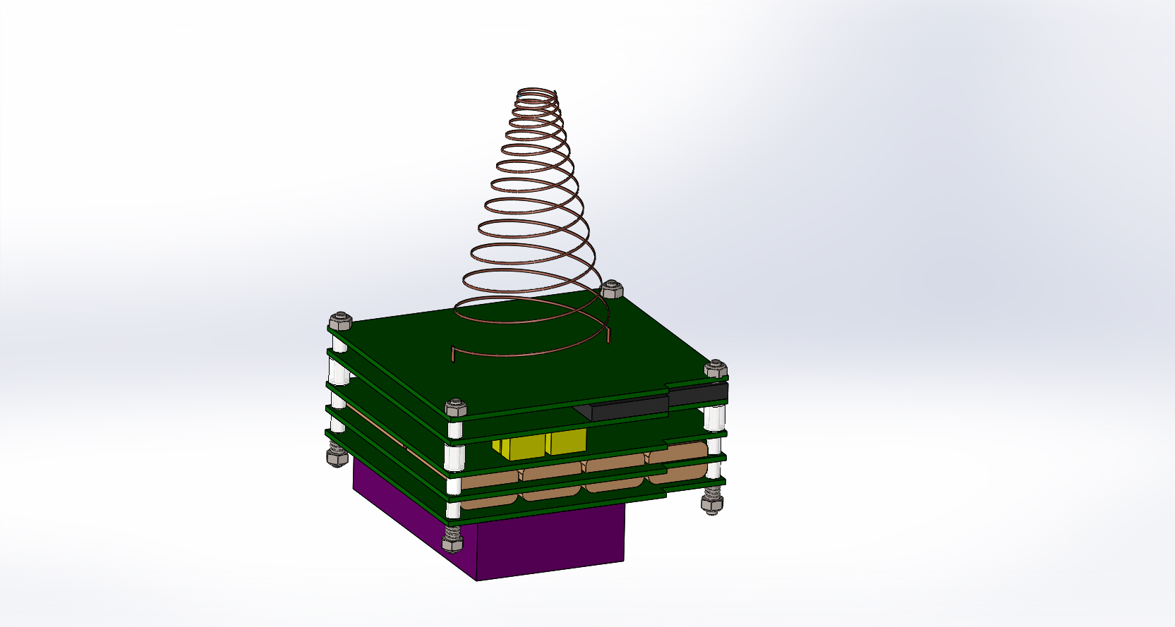 CubeSat boards and antenna