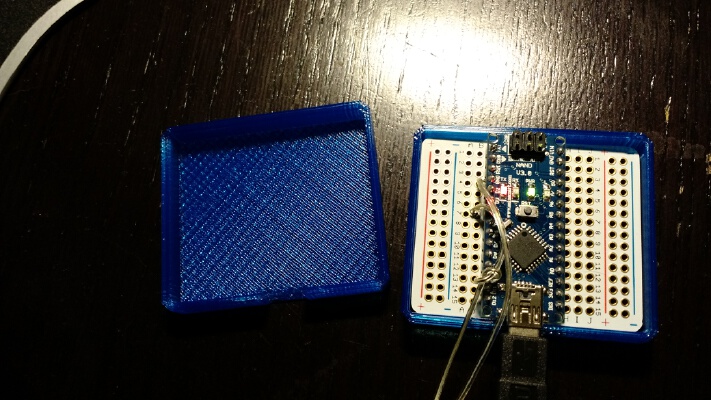 Quarter Size BreadBoard & Arduino Nano Case | 3d print model