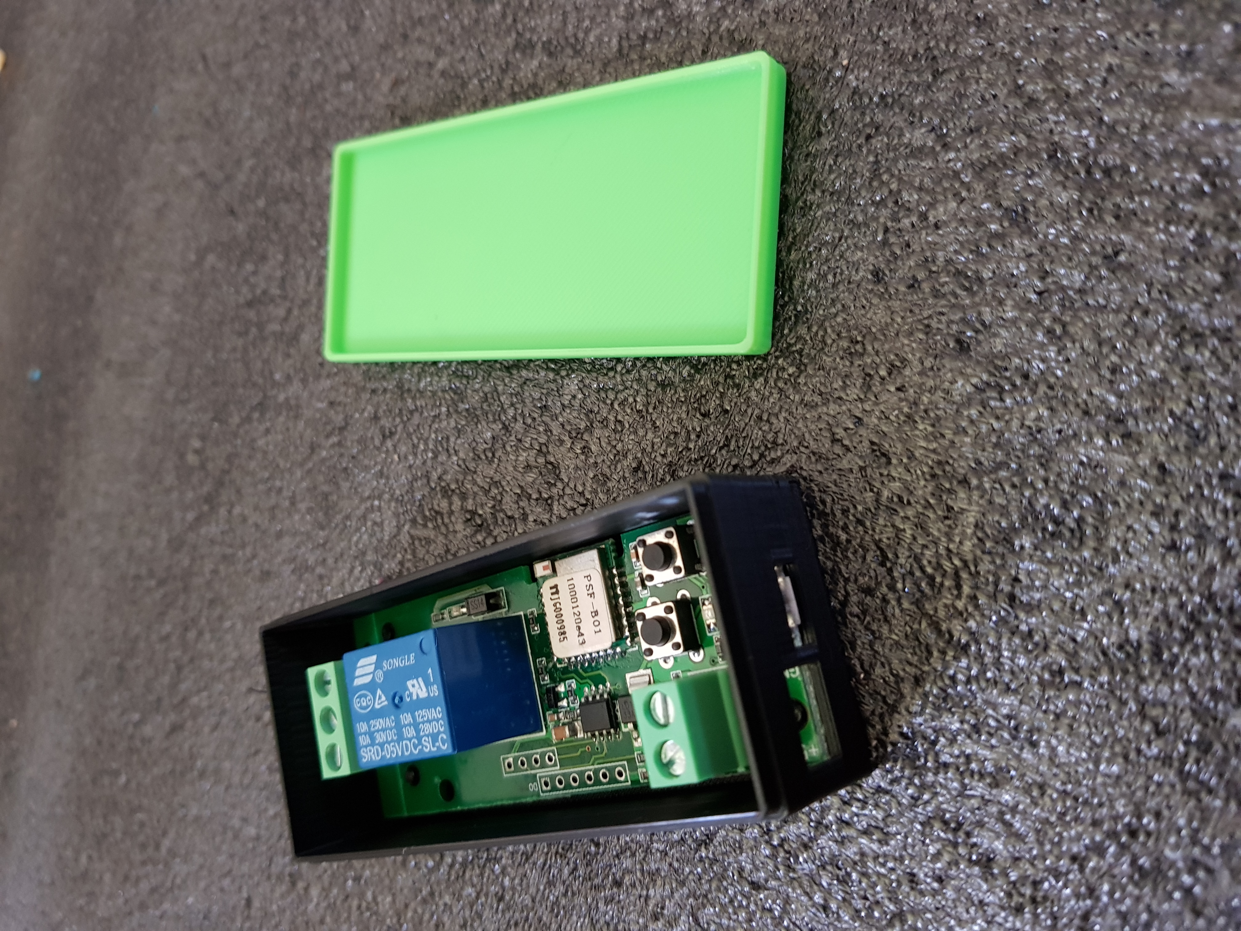 Sonoff_Geekcreit 5v 1 channel inching switch enclosure