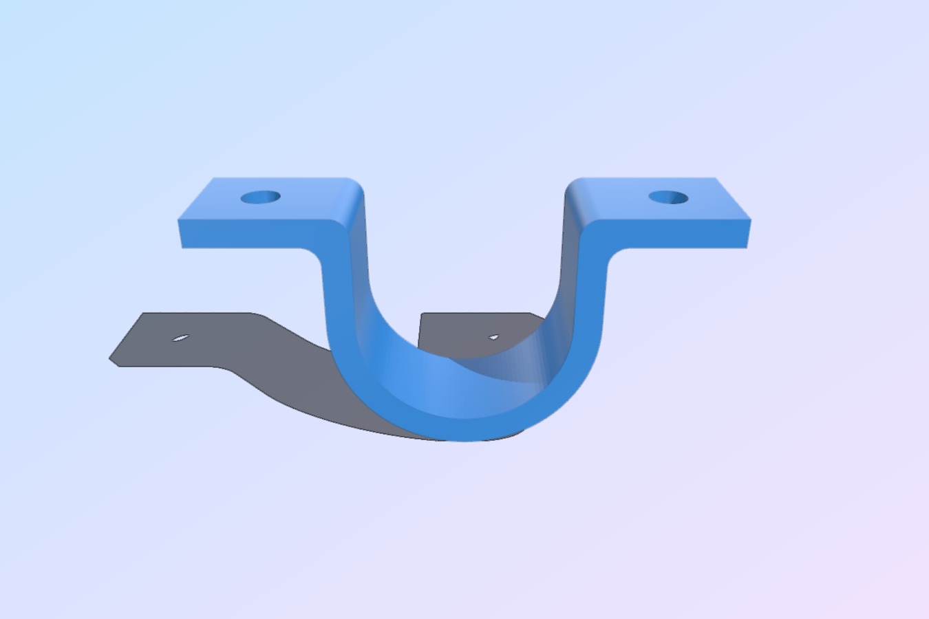 3_4in PVC Pipe Clamp