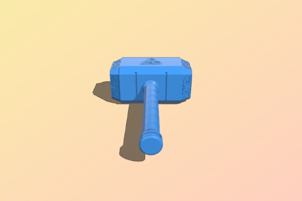Thor's hammer | 3d print model