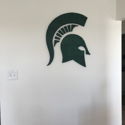 Spartan Head Logo Wall Decoration (GIANT) | 3d print model