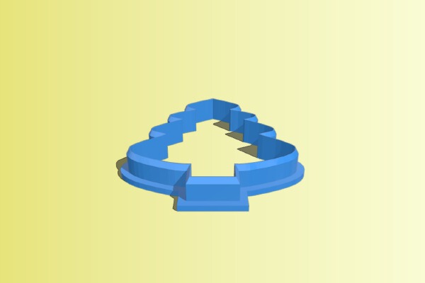 Cookie cut Pine | 3d print model