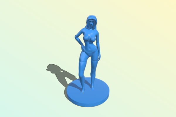 Female posed | 3d print model