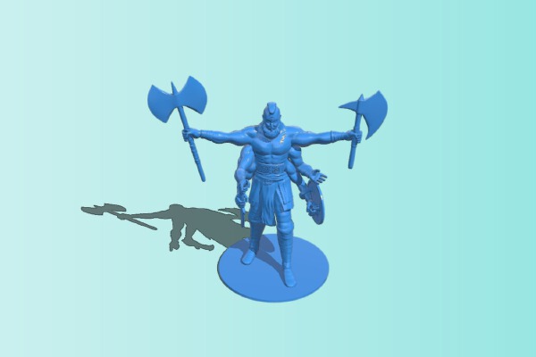 Six Armed Cyclops | 3d print model