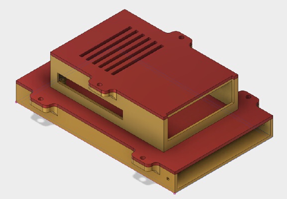 SSD - RaspberryPI case | 3d print model