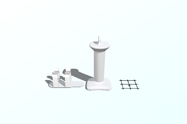 ASUS XTION 3D scanner - Handle and Lens Cover | 3d print model