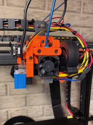 TronXY X5SA Pro E3D V6 (genuine) hotend mount | 3d print model