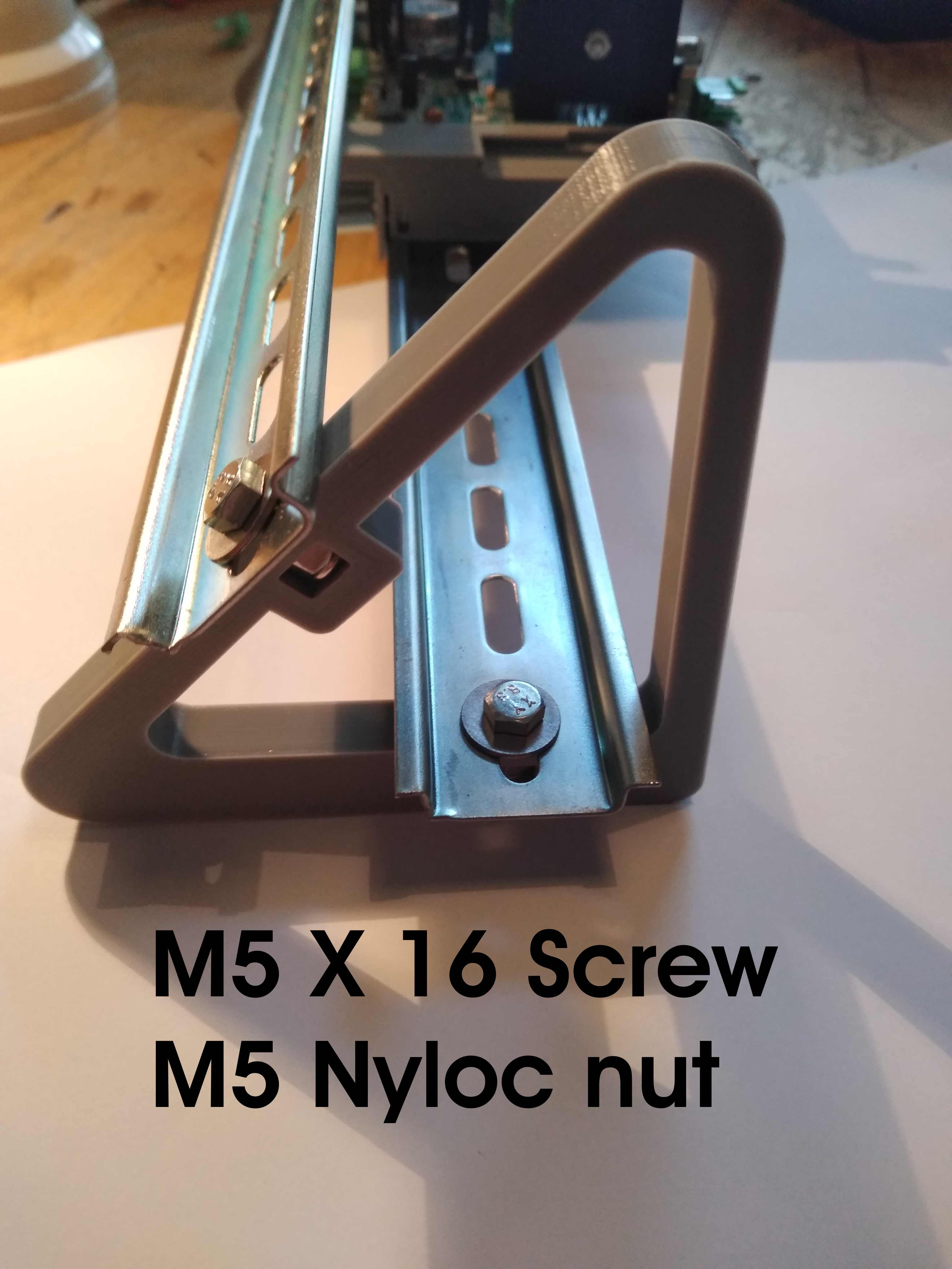 DIN rail holder
