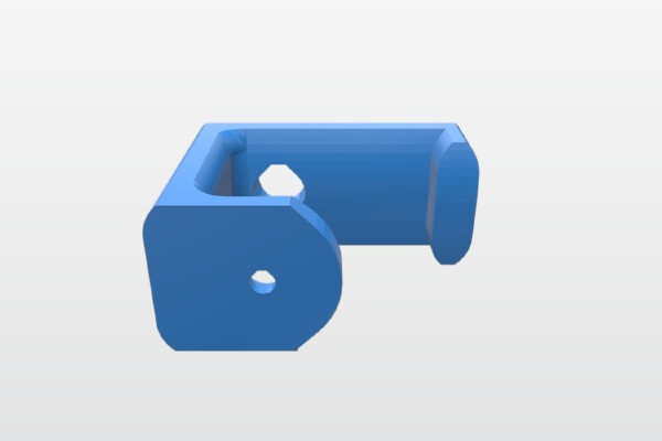Under-Desk Headphone Mount _ Hook _ Hanger _ Holder - No Supports! | 3d print model