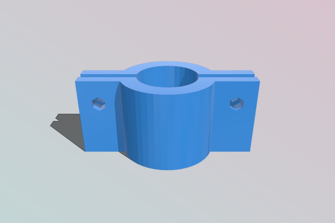 Adapter for 15mm PTFE rod for drill press