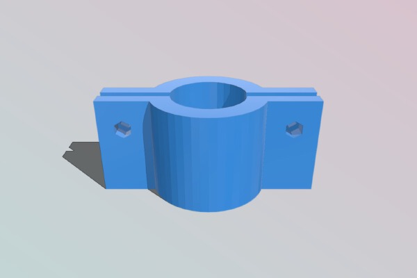 Adapter for 15mm PTFE rod for drill press | 3d print model
