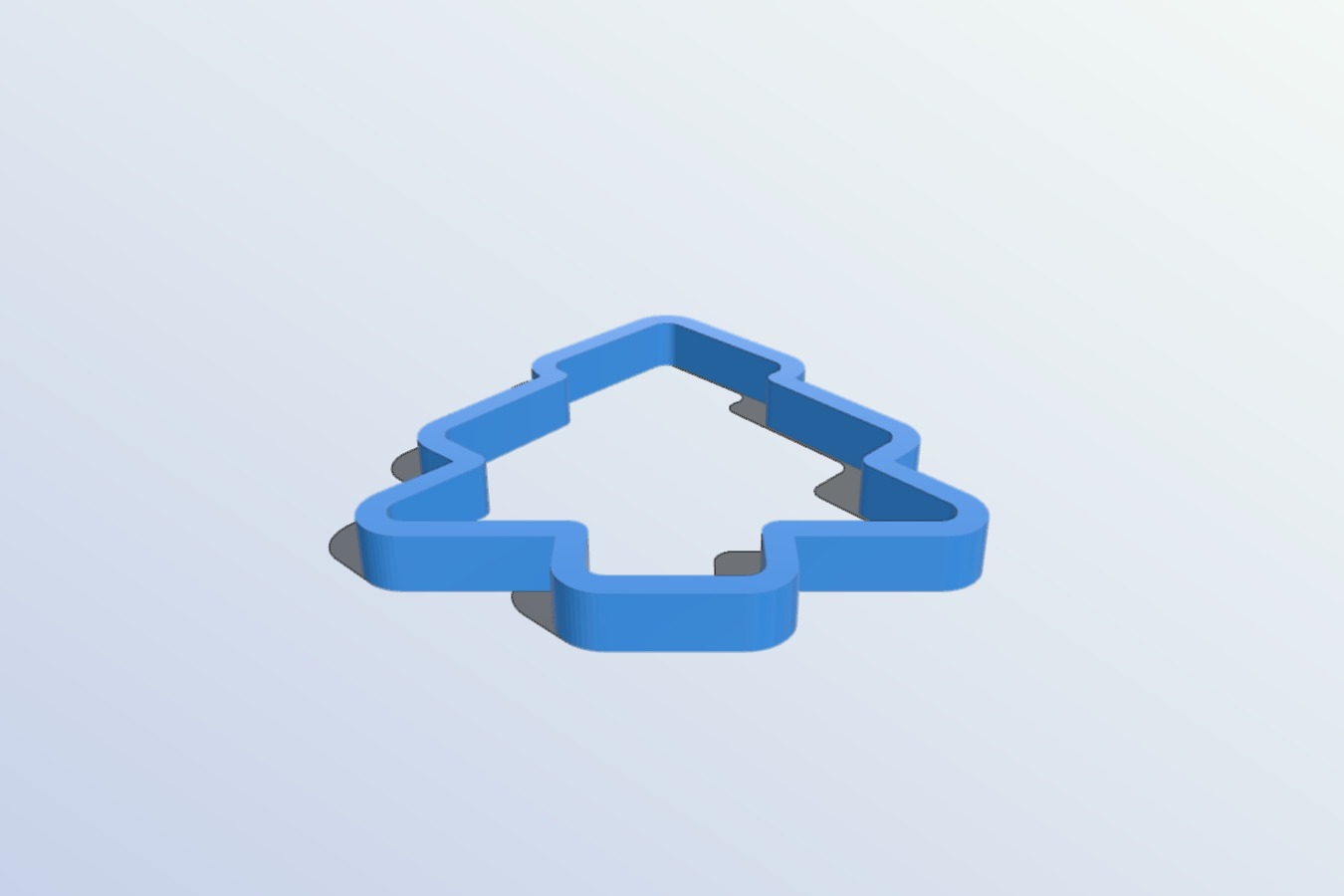 Christmas tree cookie cutter