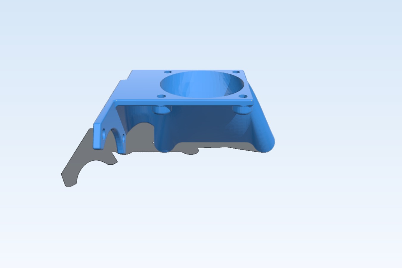 Piggyback layercooling fanduct for e3d-v6 hotend