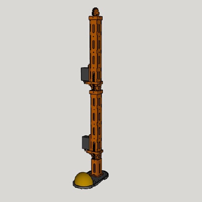 Robot leg skeleton | 3d print model