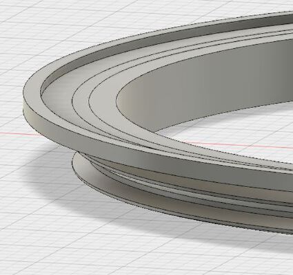 58mm Solar Filter holder | 3d print model