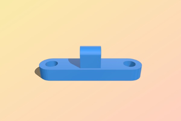 Adjustable 40mm Fan Mount For Prusa Mendel | 3d print model
