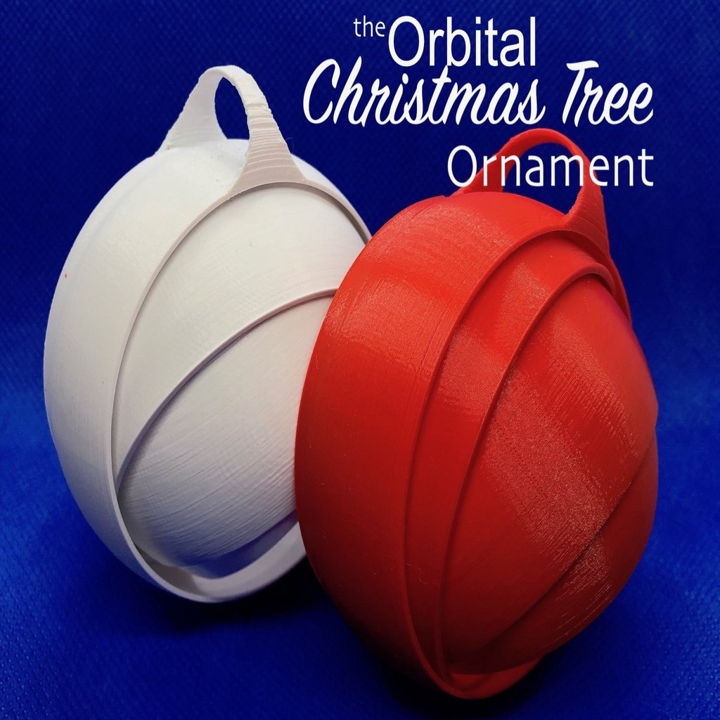 Orbital Christmas Tree Ornament