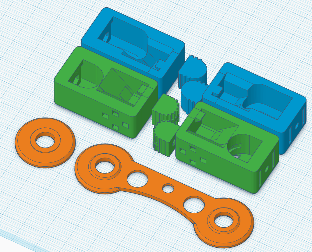 MPCNC Belt Tensioner 6-10MM and Cable Chain Attachments
