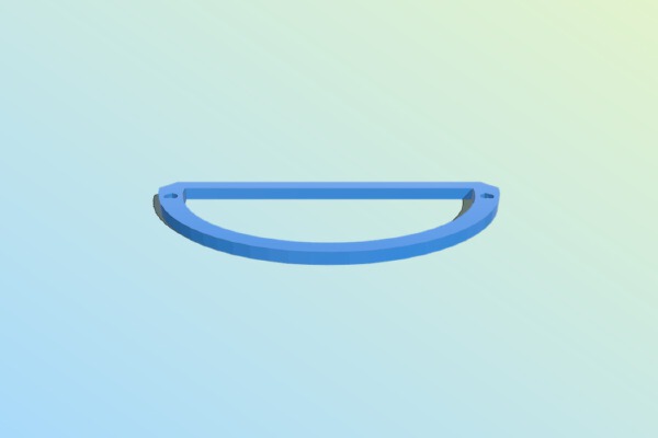 Purse Handle with Hearts | 3d print model