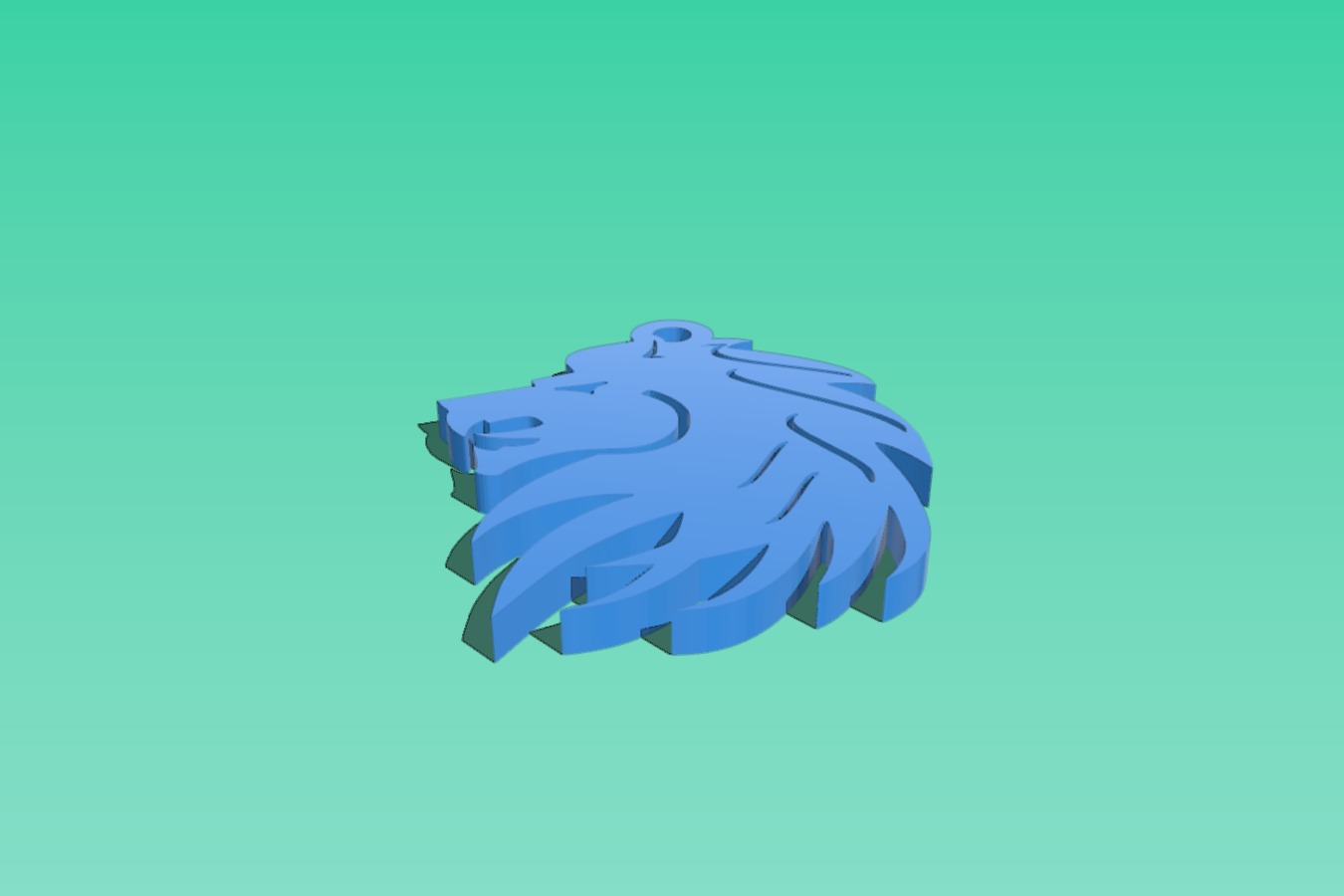 Lion Keychain