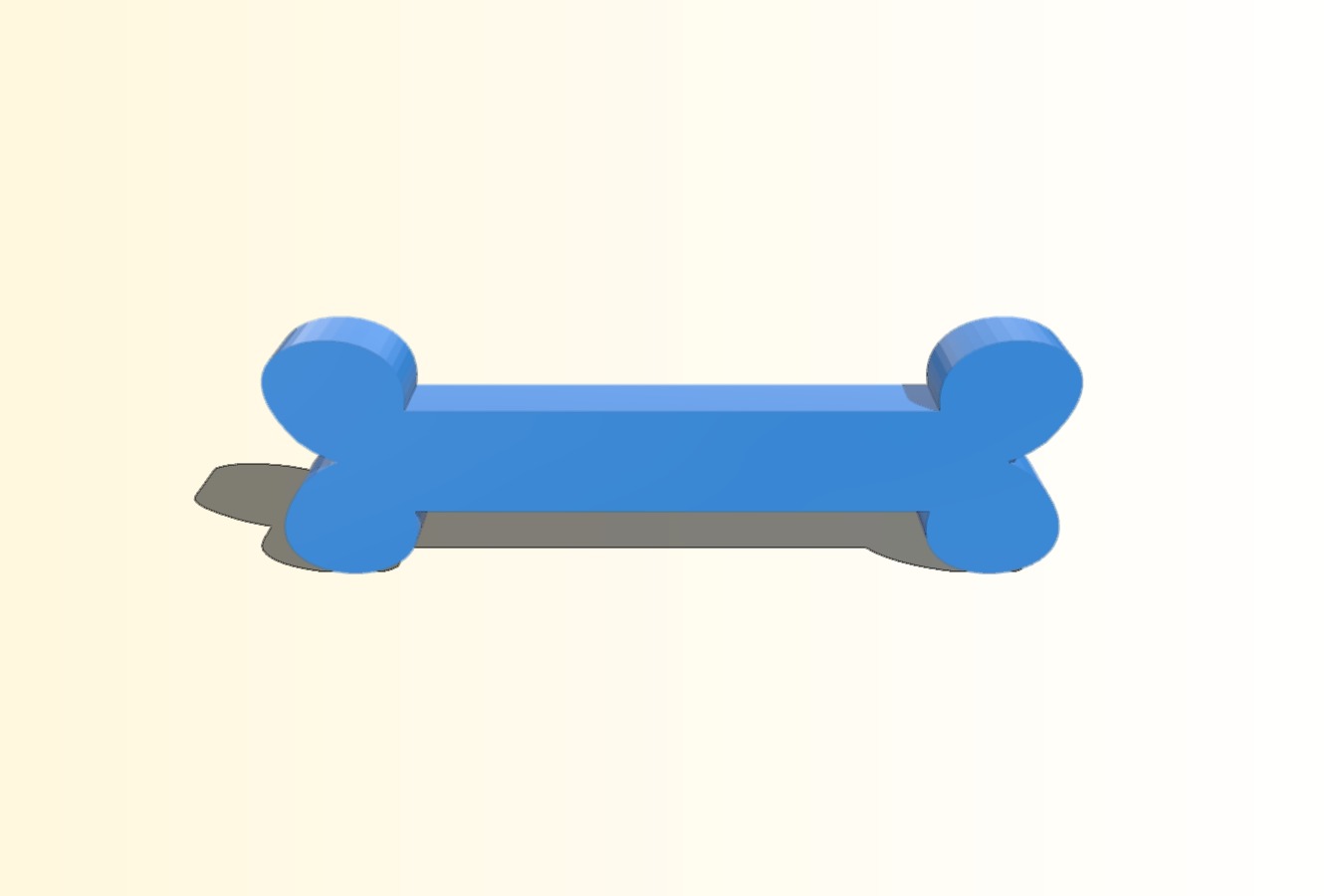 Simple 3D printable bone