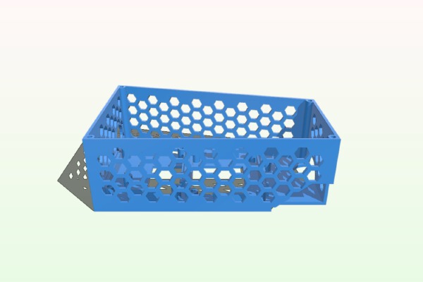 Remixed Anet A8 Mosfet Case with T Corner Brace | 3d print model