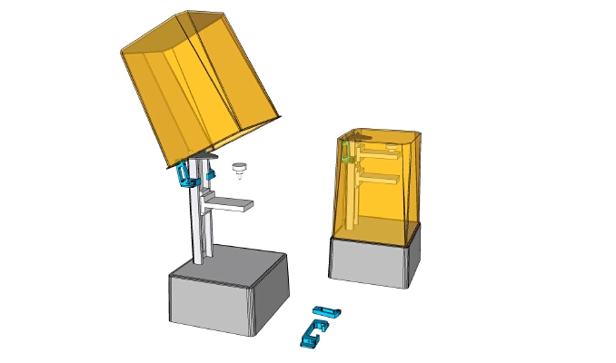 Anycubic Photon mono 'top cover support' (V2) | 3d print model