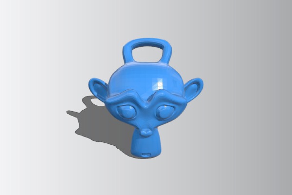 Blender monkey keychain | 3d print model