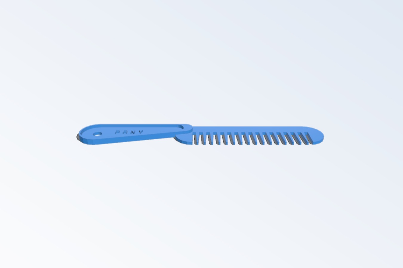 My Customized Peine _ Hair Comb PANY