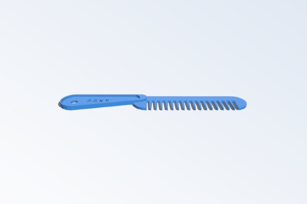 My Customized Peine _ Hair Comb PANY | 3d print model