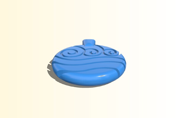Katara's Necklace charm | 3d print model