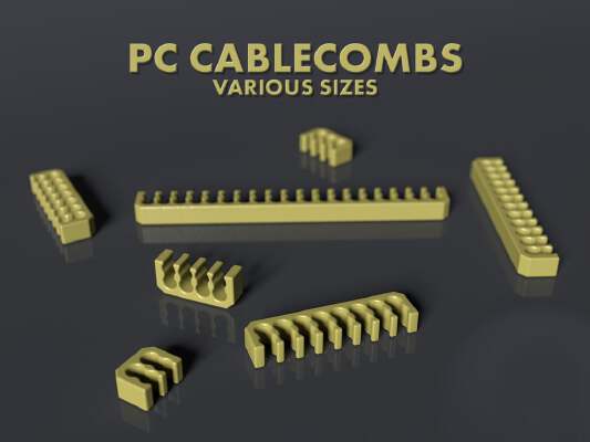 PC Cable Combs Cablecomb Cablecombs | 3d print model
