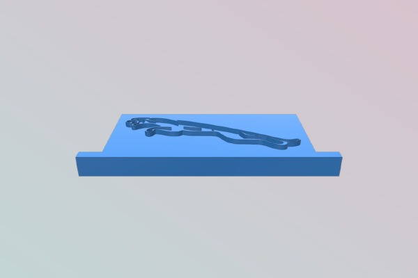 Jaguar Plaque | 3d print model