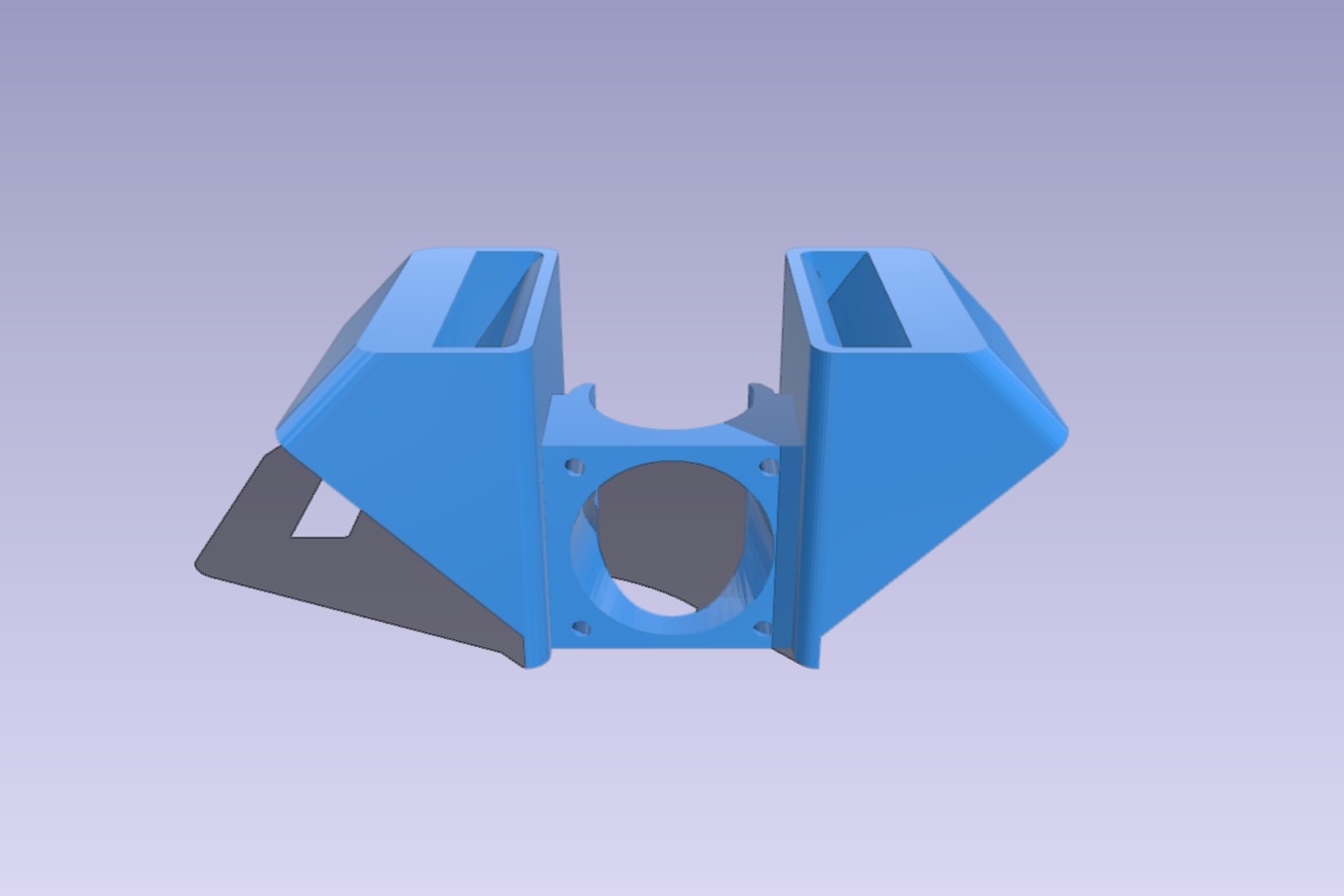 All-in-one fan duct for E3D v6