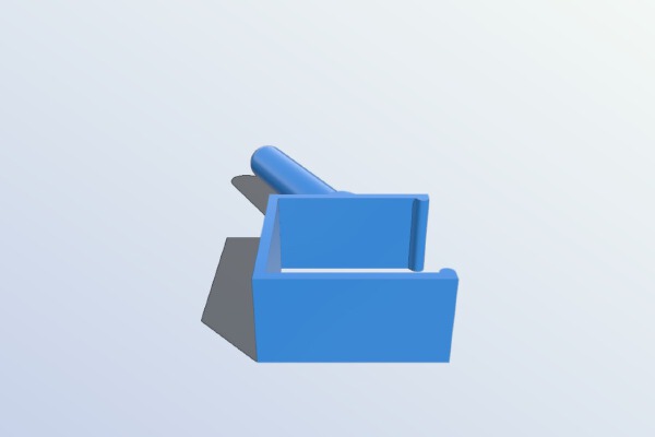 Clothes hanger for Ikea Bed | 3d print model
