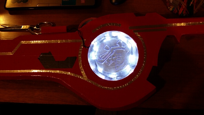Shulk Sword With Lighted Monado | 3d print model