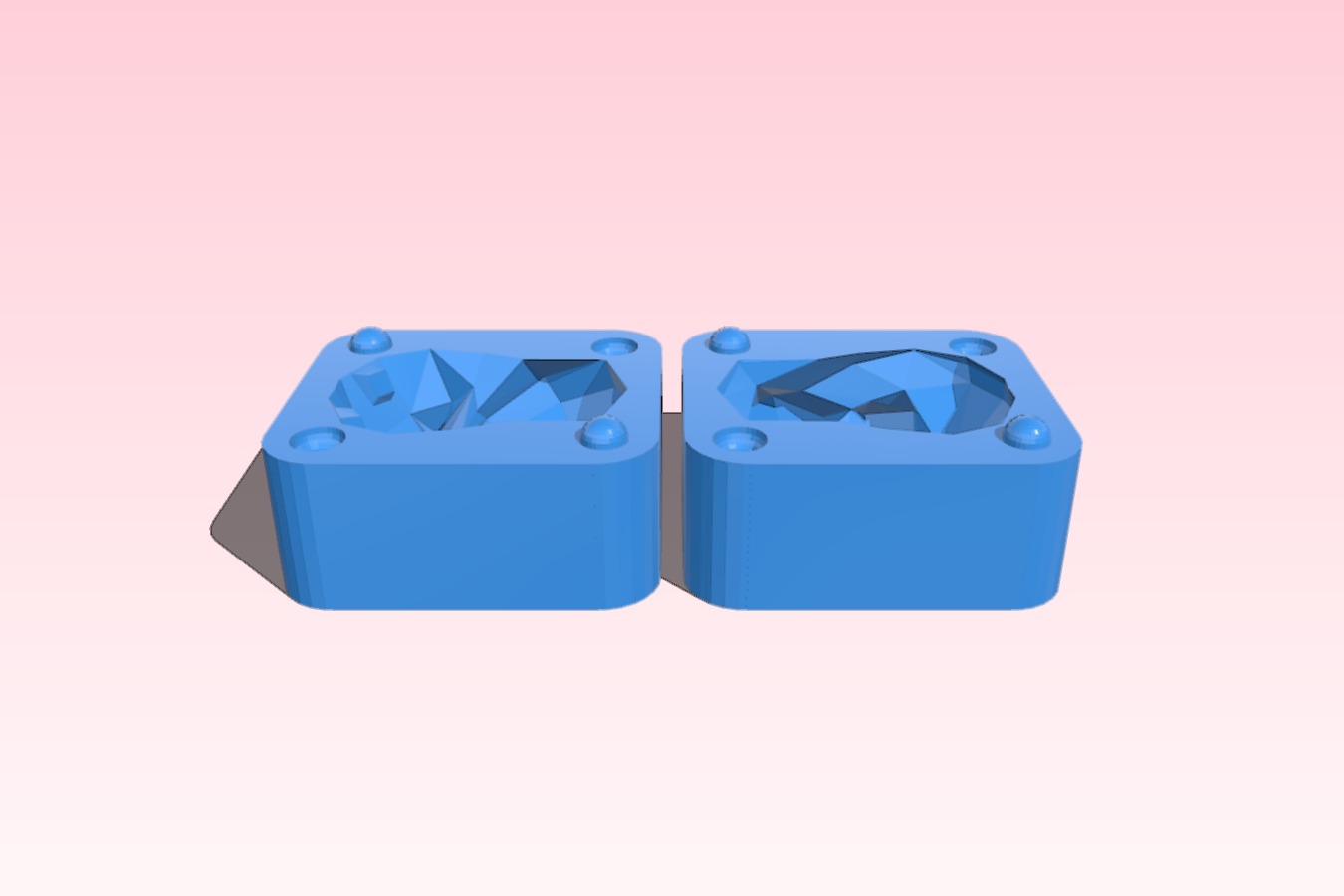 Low Poly Bulbasaur Mold