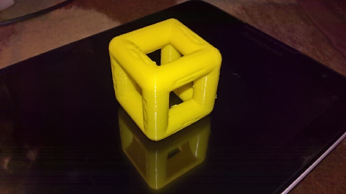 The cube on the chain | 3d print model